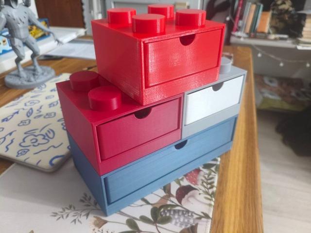 Lego container (storage box) 3D model thumbnail