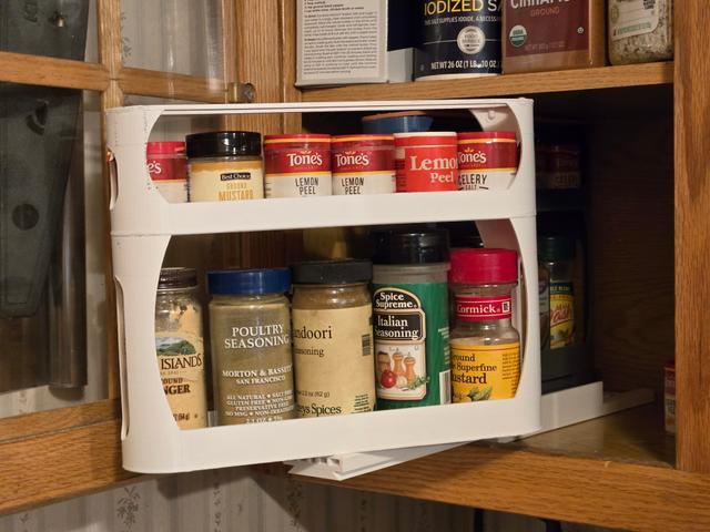 Front-load Sliding Spice Rack 3D model thumbnail