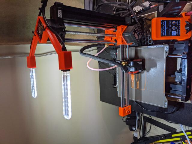 Prusa Mini Z-axis LED USB keyring light 3D model thumbnail