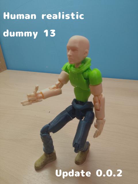 Human upgrade in Dummy 13 3D model thumbnail