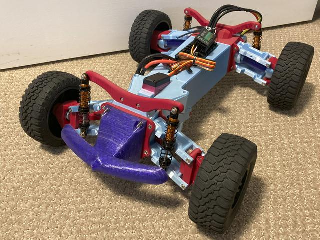 Fred Jr. - RC Car 3D model thumbnail