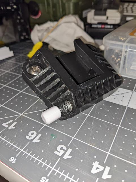 (Remix) "Camera Backpack Mount by tonpa888" 3d Printed Locking Pin Remix 3D model thumbnail
