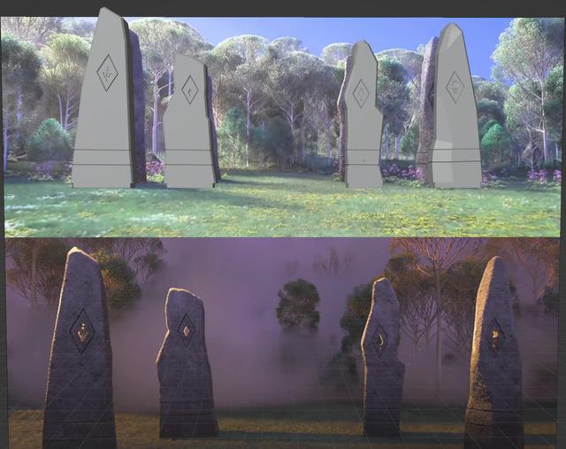 Frozen 2 Enchanted Forest Henge Lego Compatible 3D model thumbnail