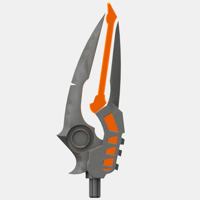 Bionicle Mask Snatcher Spear 3D model thumbnail