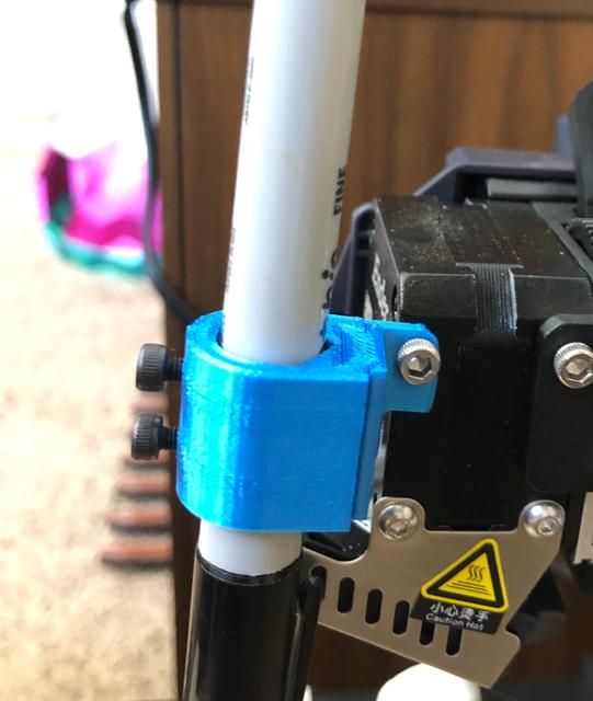 Pen Plotter Mount Remix for Sprite Extruder 3D model thumbnail