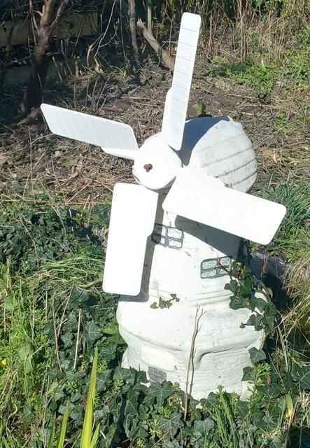 Garden Windmill Blades 3D model thumbnail