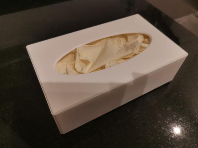 Gridfinity rubber glove box / dispenser 3D model thumbnail