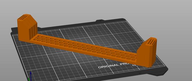 Prusa Steel Sheet Holder W/ Six SD Card slots 3D model thumbnail