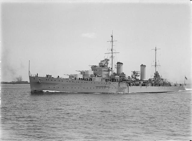 HMAS Sydney (II) 1:1000 scale 3D model thumbnail