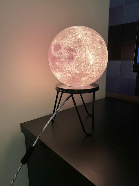 Remix of Moon Lamp with IKEA Fado 3D model thumbnail