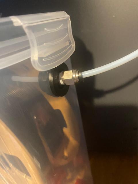 Spherical port for filament dryers - REWORKED 3D model thumbnail