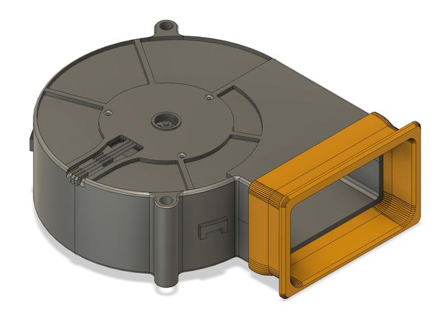 Funnel remix for AirManger v2 with BFB1012M fan 3D model thumbnail