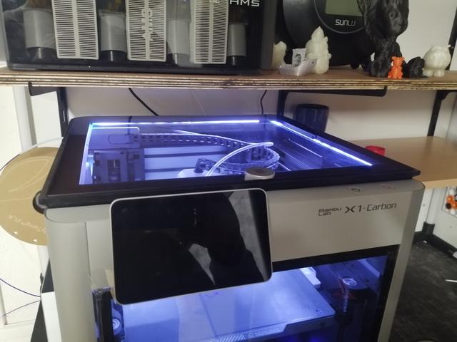 BambuLab Top Glass Riser 4 COB LED 3D model thumbnail