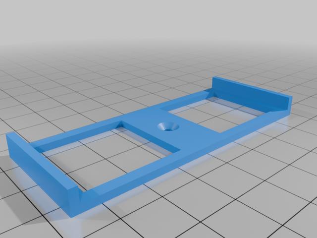 Bed slat spacer - 75mm 3D model thumbnail