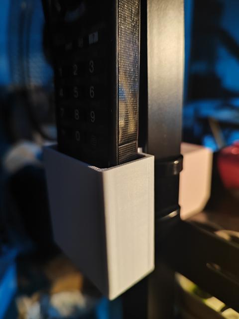 Sony TV remote - 2x 3x10mm Zip Ties 3D model thumbnail