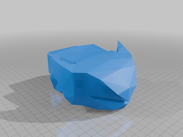 DINO HEAD BRING ROAR 3D model thumbnail