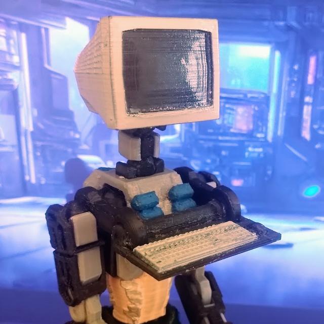 Mouse and Keyboard for Dummy 13 (CRT Monitor) TV Head 3D model thumbnail