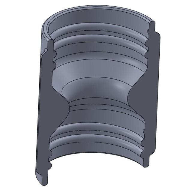 Bi-directional bottle coupler for draining 3D model thumbnail