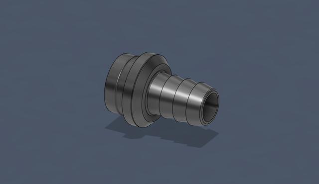 Second Gen Toyota Tacoma Windshield Washer Tank Adapter fittings  3D model thumbnail