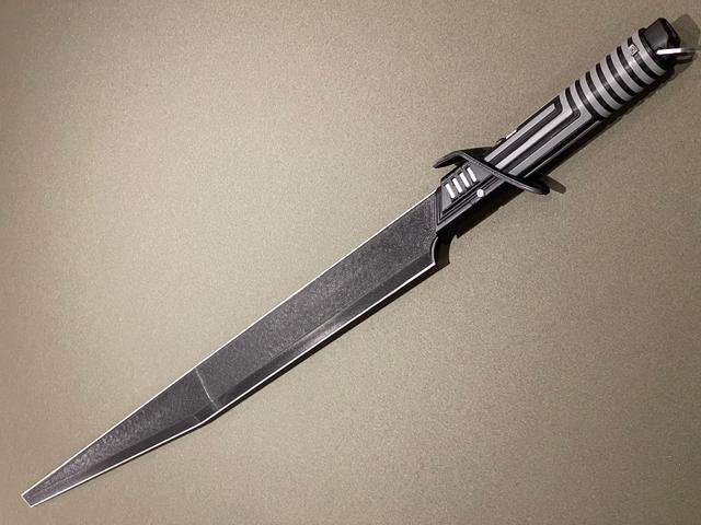 Mandalorian Darksaber Split by Color Blade Add-On - Star Wars 3D model thumbnail