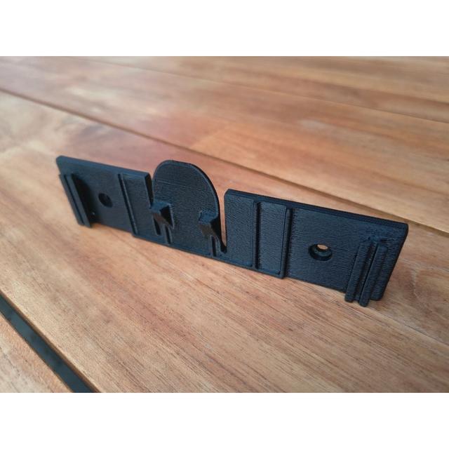 Wall mount / holder for Bosch PowerMore 250 range extender 3D model thumbnail