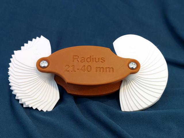 Radius Gauge 21 - 40 3D model thumbnail