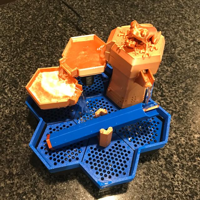 Modular Desktop Fountain Remix - Two for One Pump! 3D model thumbnail