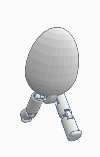 egg buddy! 3D model thumbnail