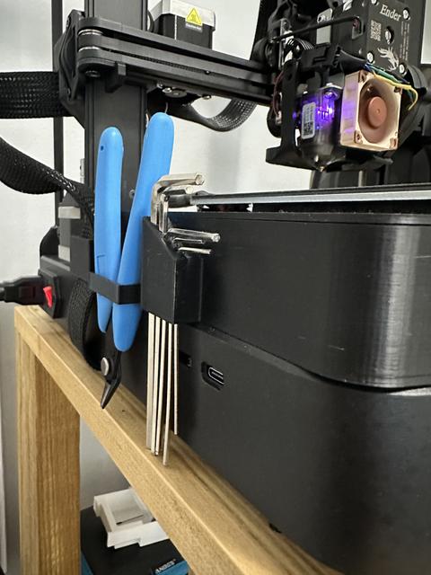 Ender 3 v3 KE / SE removable bin REMIX 3D model thumbnail