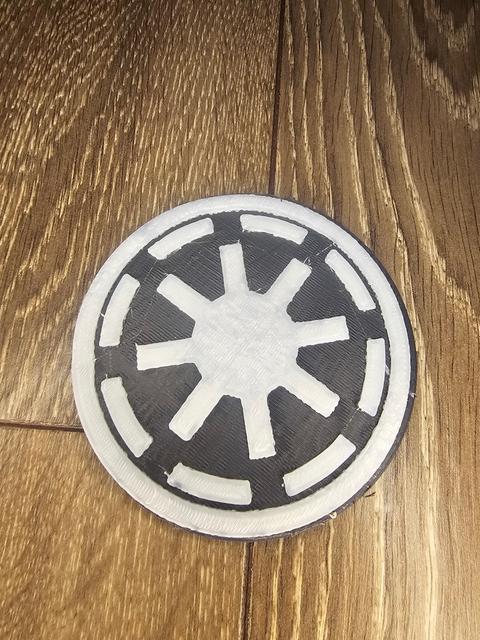 Star Wars Coaster + Holder - Single & Multicolour Printer 3D model thumbnail
