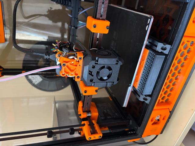 Micron(Or any 1515 + front rail mgn9 printer) belt clamp 3D model thumbnail