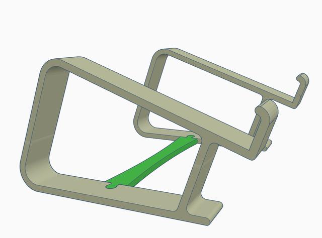 Laptop stand for thicker units 3D model thumbnail