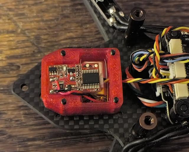 Pirat Punch 20x20 VTX Mount with Vifly Finder 2 Storage 3D model thumbnail