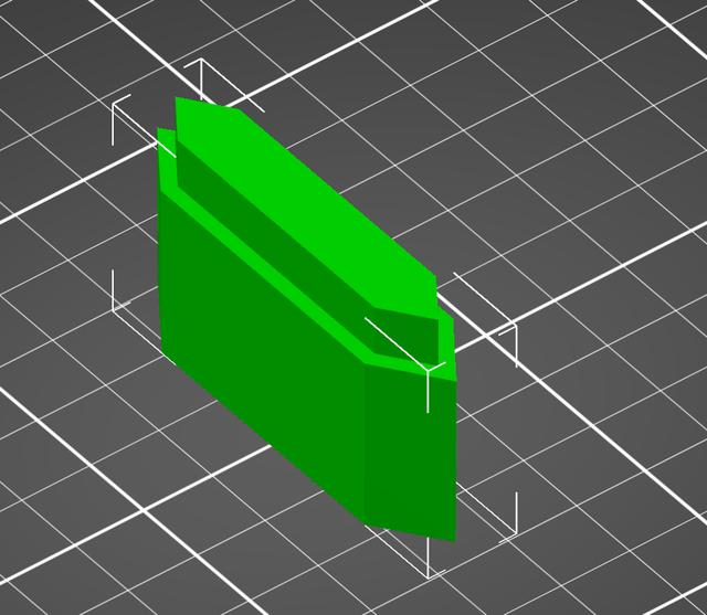 sword blade attachment repair insert 3D model thumbnail