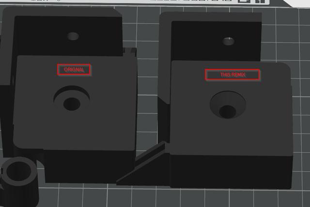 Ikea Lack Enclosure - Modified top corners for 6mm / #14 Screws 3D model thumbnail