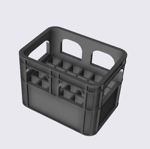 Beer Crate AAAA 3D model thumbnail