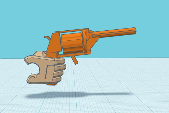 Revolver for dummy 13 (1.0) 3D model thumbnail