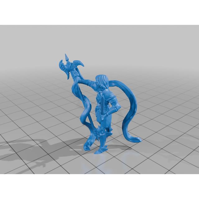 Jeanne D'arc Heroscape Proxy 3D model thumbnail