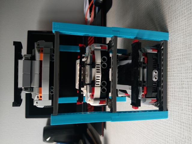 Lego Speed Champions Stand (10 studs wide) 3D model thumbnail