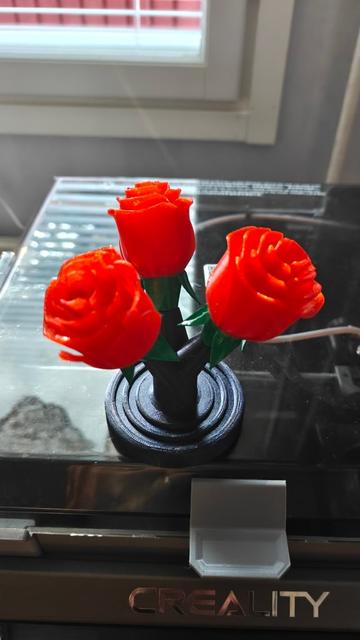 Rose holder/stand 3D model thumbnail