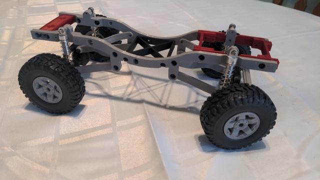 1:16 Truck/Crawler Flexible Rolling Chassis 3D model thumbnail