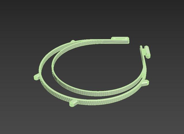 Prusa Face Shield Fast Print 3D model thumbnail