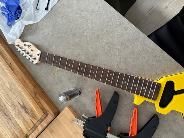 Minicaster Neck Part for Fender/Squier necks 3D model thumbnail
