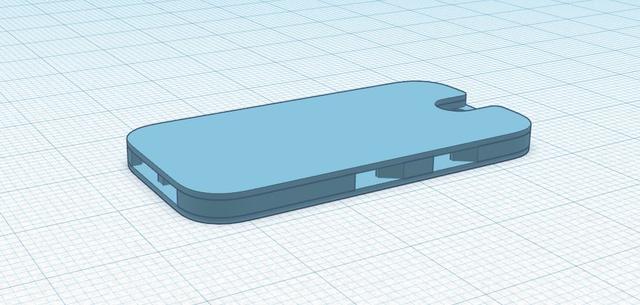High Pitch - Flat Pocket Whistle (3mm) 3D model thumbnail