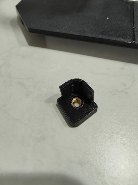 Corner fastner with insert for NorcoT K1 riser 3D model thumbnail