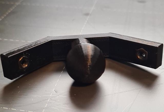 Camera mounting ball for Prusa Housing - Boule de montage de caméra pour boîtier Prusa 3D model thumbnail