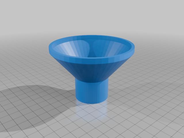 tesla model y windshield washer fluid funnel 3D model thumbnail