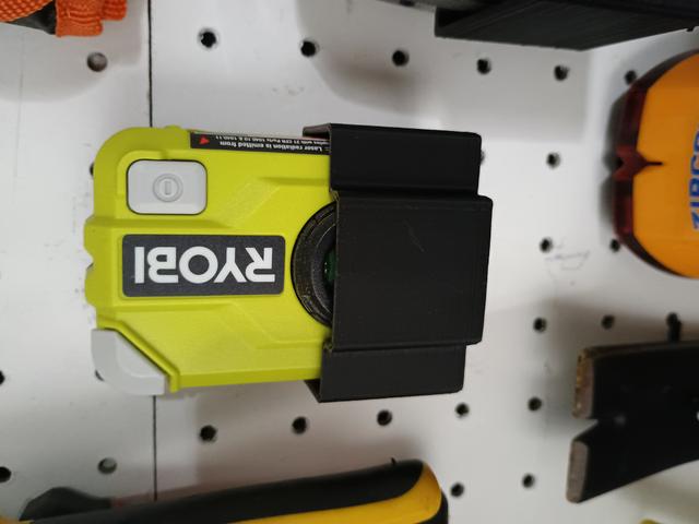 Sy's Peglock Ryobi Laser Level Holder 3D model thumbnail