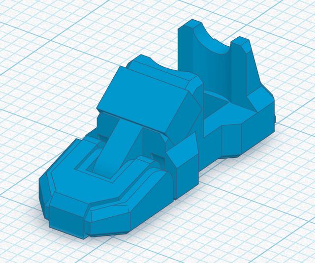 DUMMY 13 PLATE BOOT 3D model thumbnail