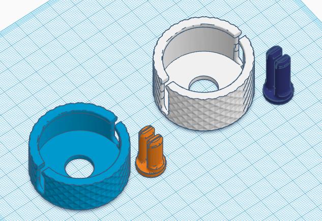 Separate core and case - Medium and Extra sizes 3D model thumbnail
